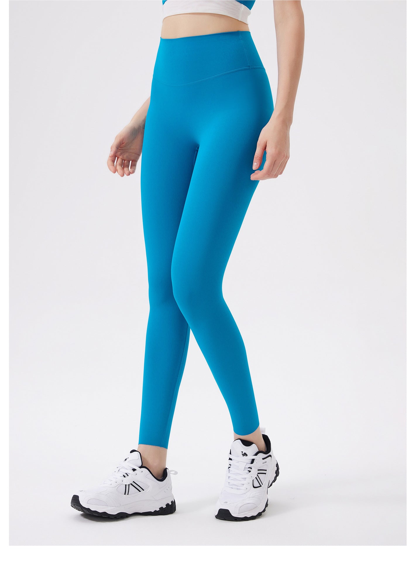 Hip Lifting No Size Nude Feel Yoga Pants Women High Waist Belly Contracting Sports Hip Shaping Fitness Pants Yoga Trousers
