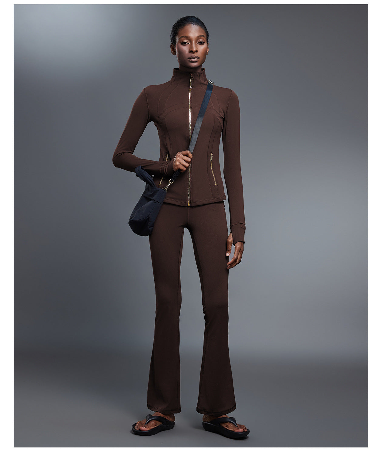 Autumn Long Sleeve Yoga Wear Stretch Slim Fit Sports Jacket Women Outdoor Riding Running Fitness Clothes Jacket