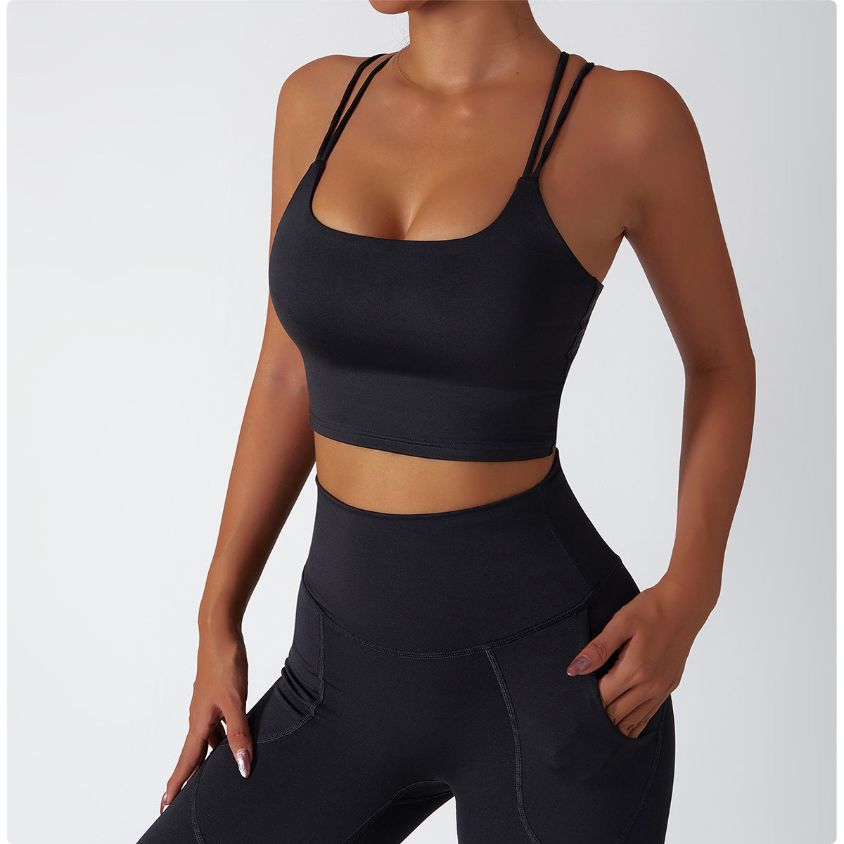 Sollinarry Sustainable Recycled Nude Feel Yoga Suit Summer Breathable Training Sports Suit Women High Waist Hip Lift Running Fitness Clothes