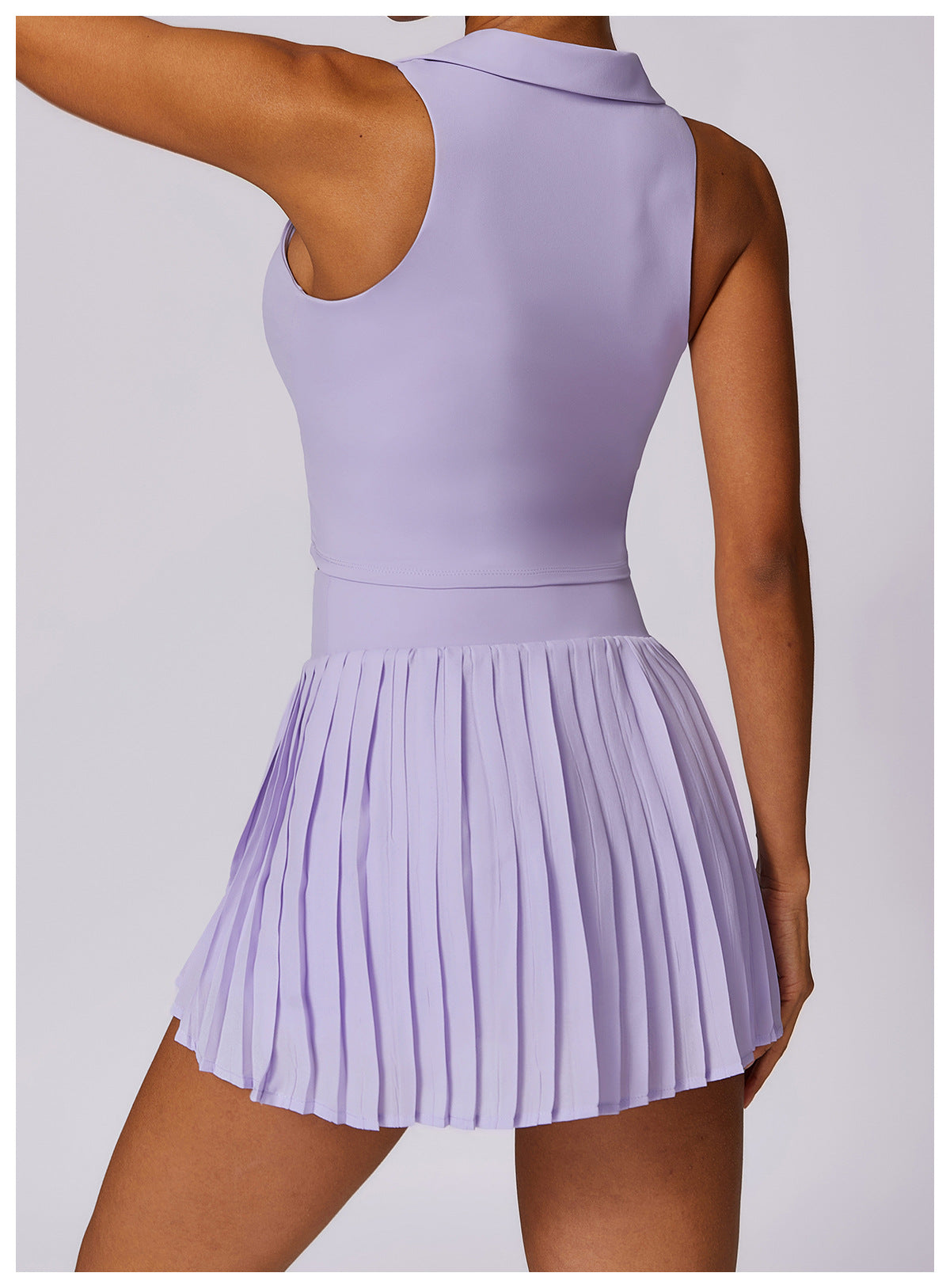 Sollinarry Nude Feel Tight Sports Vest Women Running Tennis Workout Clothes Top Polo Collared Sweatshirt Women