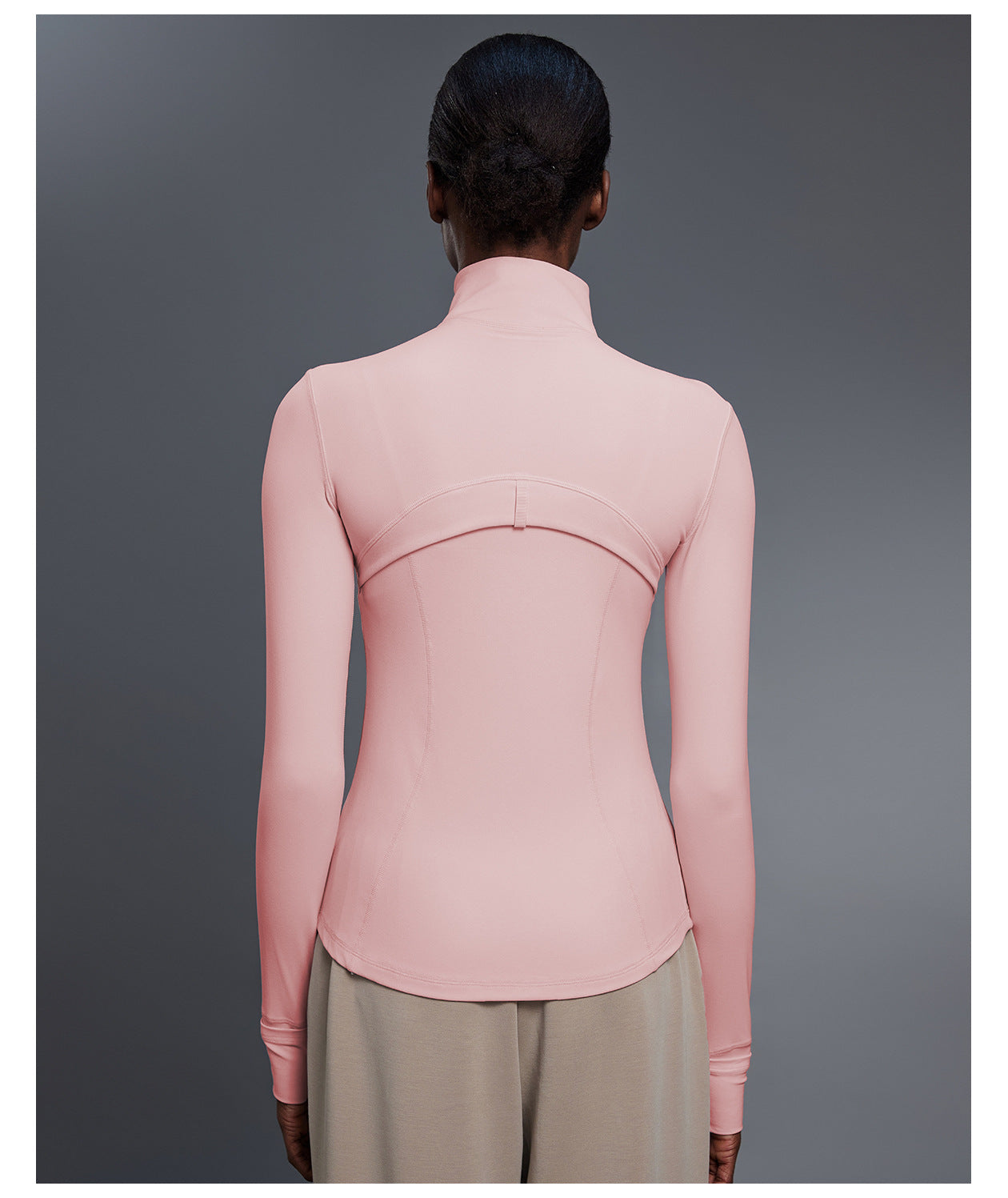 Autumn Long Sleeve Yoga Wear Stretch Slim Fit Sports Jacket Women Outdoor Riding Running Fitness Clothes Jacket