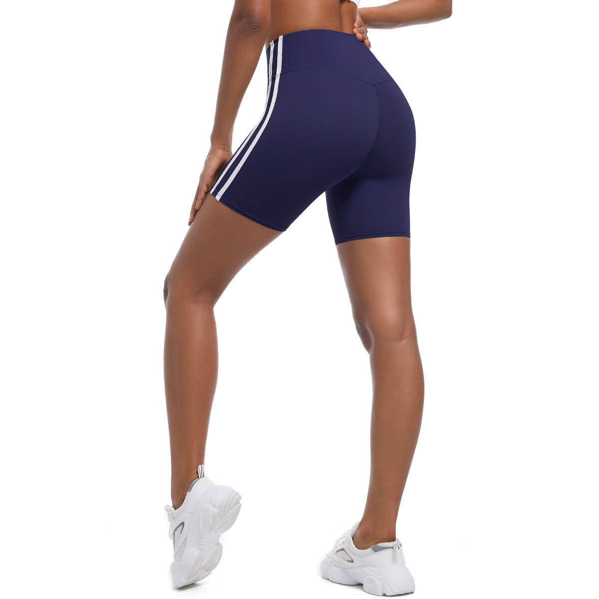 Arrival Yoga Pants Tight Cycling Pants Hip Lifting Pants Contrast Color Breathable Fitness Shorts Quick Drying Sports Shorts
