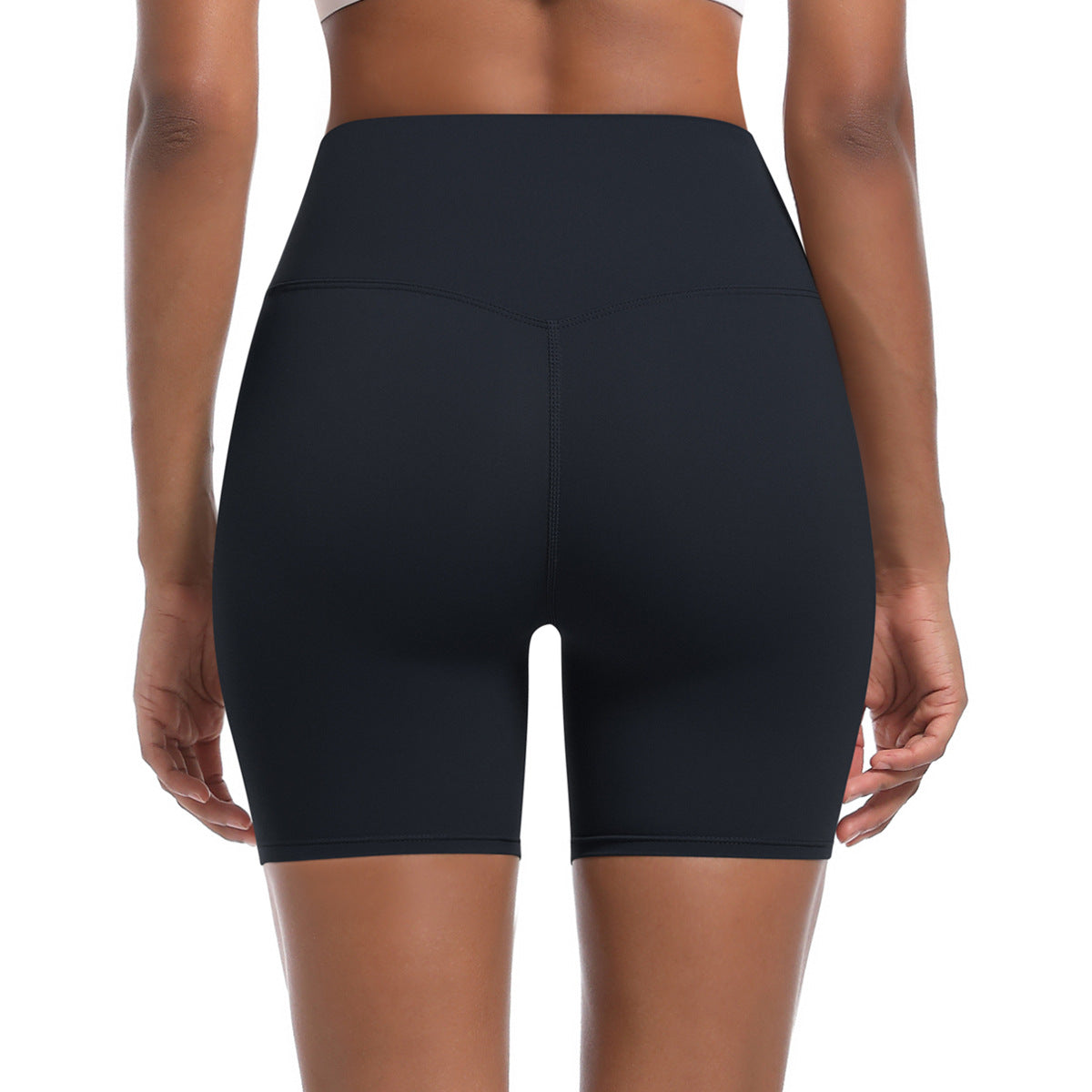 Arrival Yoga Pants Tight Cycling Pants Hip Lifting Pants Contrast Color Breathable Fitness Shorts Quick Drying Sports Shorts