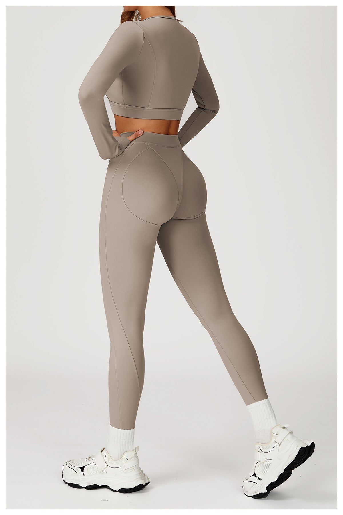 Nude Feel Yoga Trousers High Waist Tight Slimming Sports Trousers Outdoor Running Fitness Yoga Wear Women