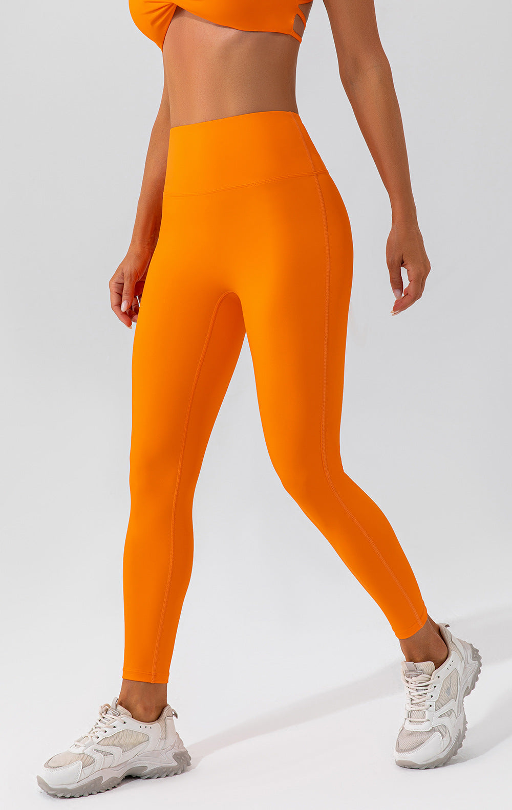 Quick Drying Nude Feel Yoga Pants Women High Waist Hip Lifting Belly Contracting Fitness Pants Running Sports Slim up Pants Solid