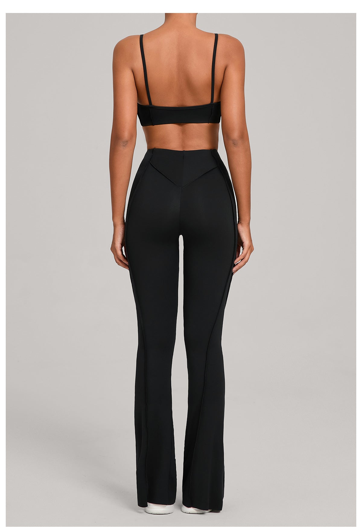 Autumn Sand Bra Trousers Brushed Yoga Tight Three Dimensional Stitching Yoga Clothes Running Sports Fitness Two Piece Set