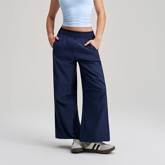 Casual Pants Women Loose Lazy Wide Leg Track Pants Jazz Dancing Paratrooper Pants Women Breathable Sports Overalls