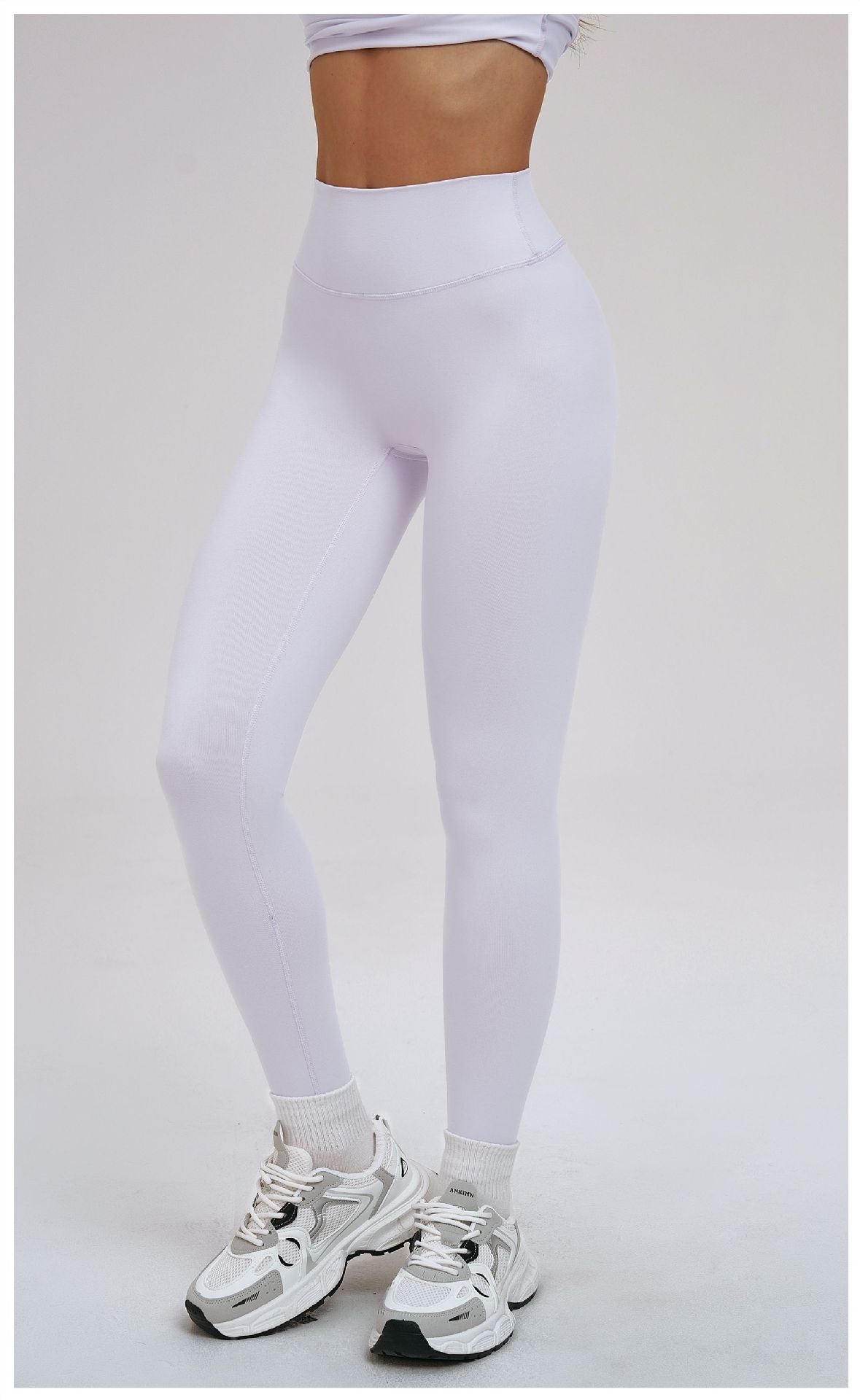 High Waist Pants No Embarrassment Line Yoga Pants Outdoor Skinny Hip Raise Sports Pants