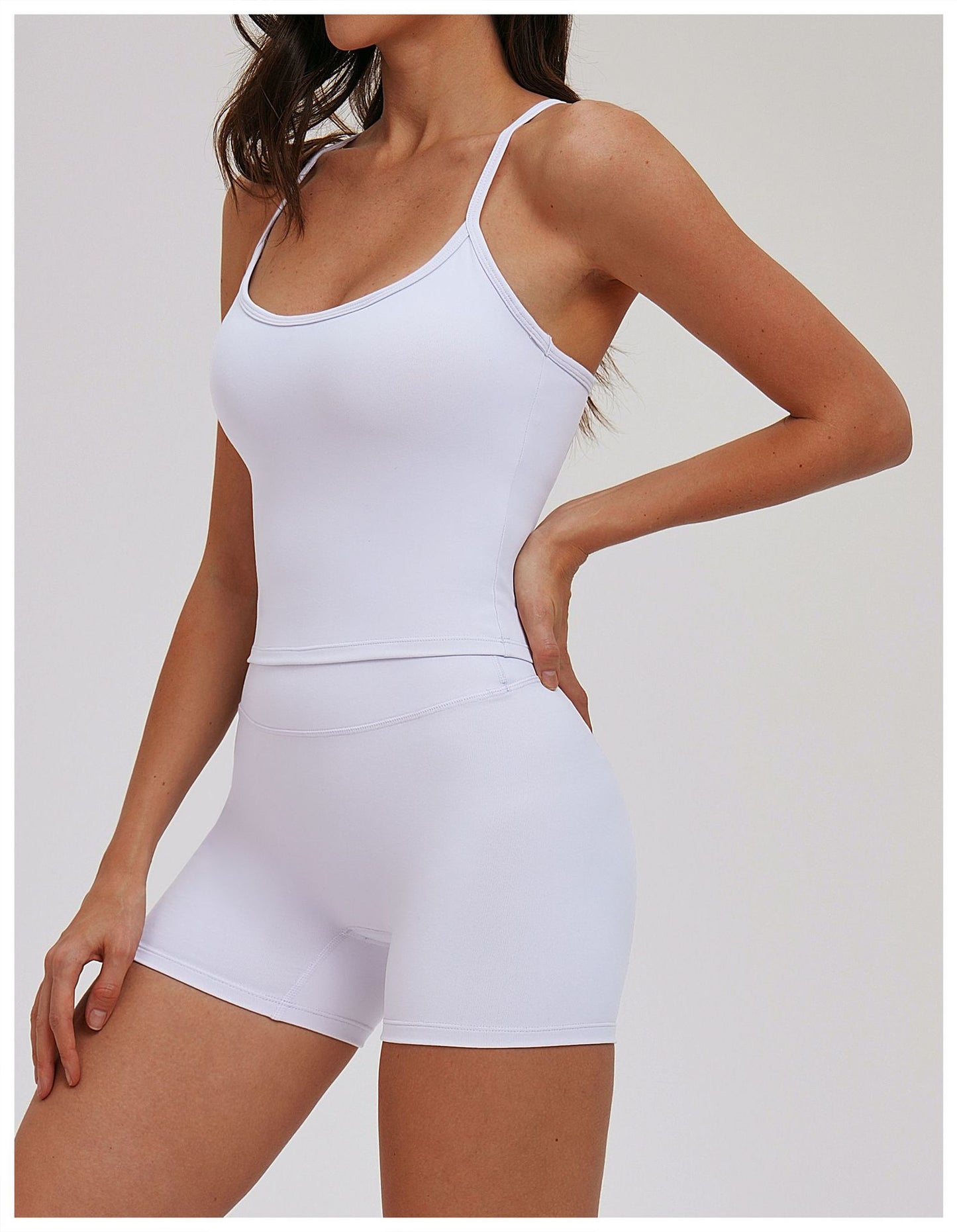 Tight Yoga Vest Outer Wear Casual All Match Thin Strap Vest Running Exercise Underwear