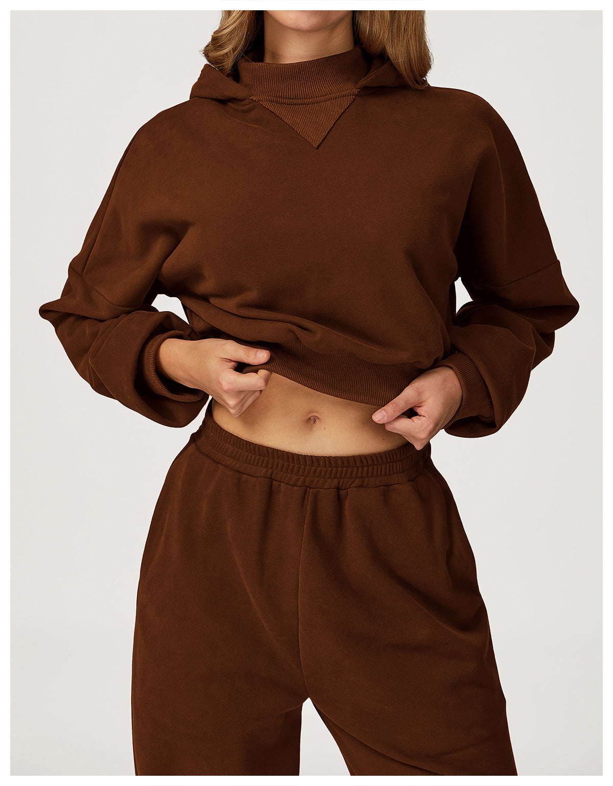 Hooded Sweatshirt Autumn Winter Casual Loose Coat Women Outdoor Running Fitness Sportswear