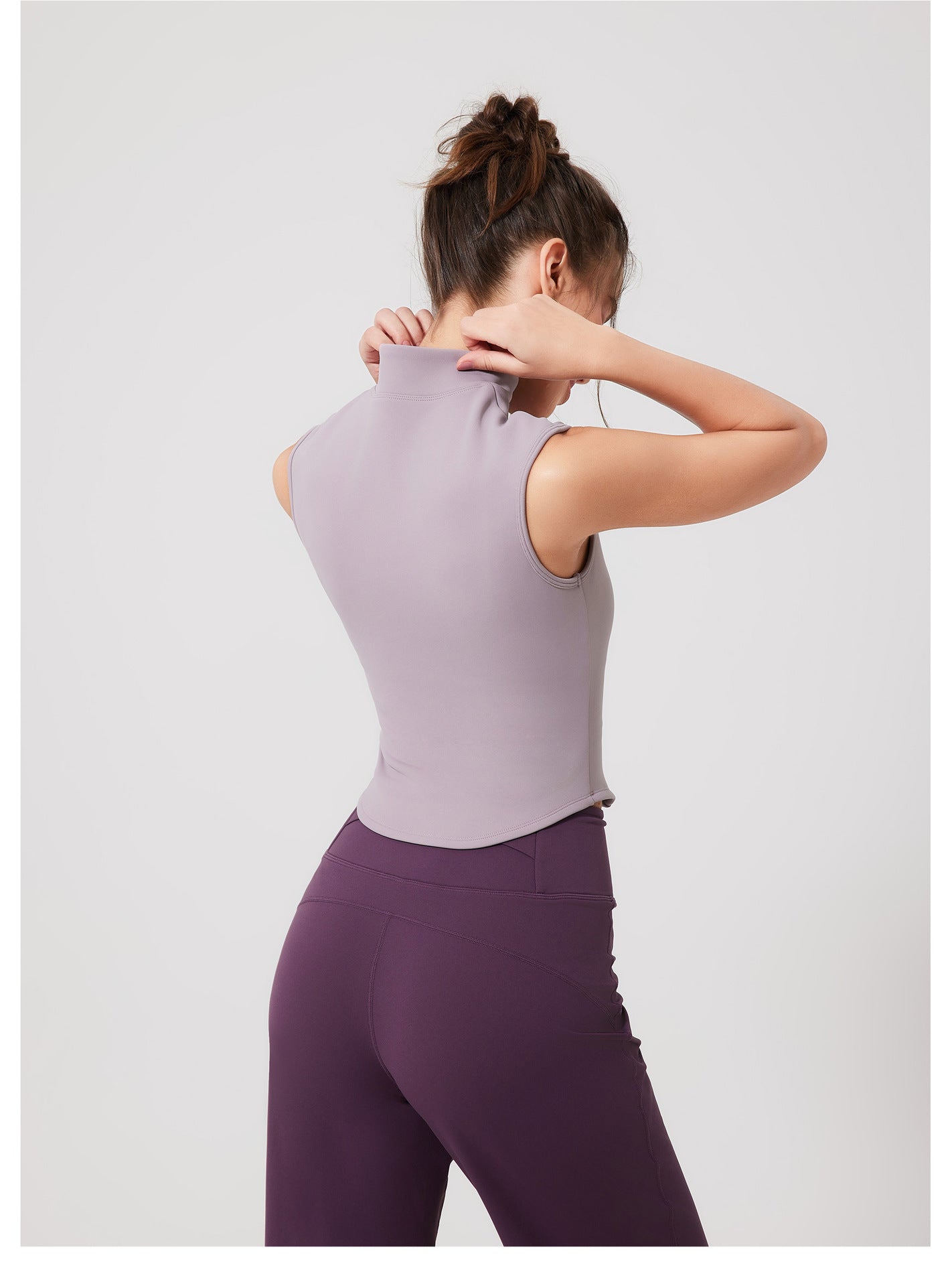 Winter Fitness Coat Women's Cold-Proof Warm Vest Running Sports Fitness Clothes Fleece Vest Yoga Clothes