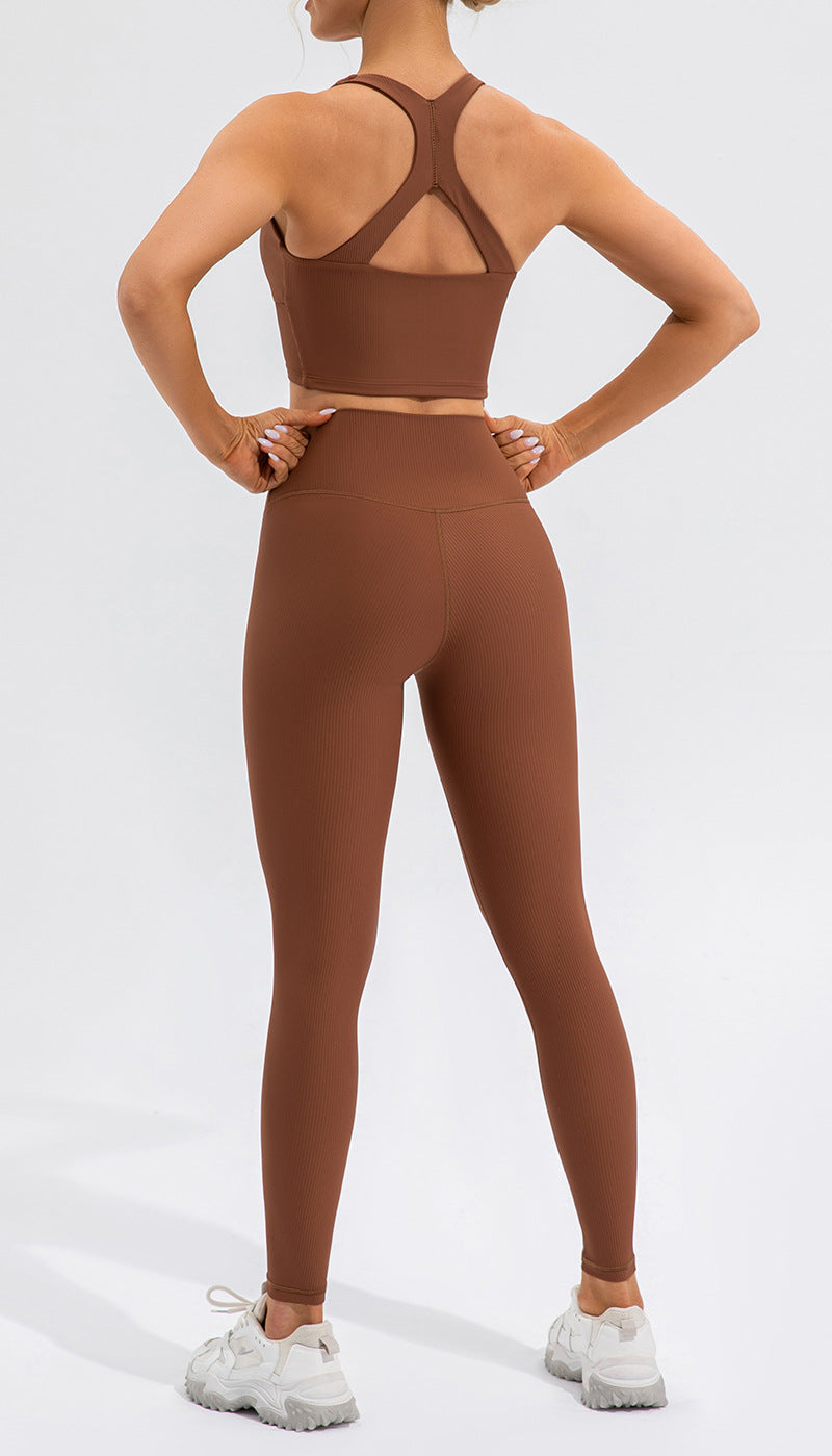 Nude Feel Quick Drying Yoga Pants Women Hip Lifting Outdoor Running Fitness Pants Elastic High Waist Workout Exercise Pants