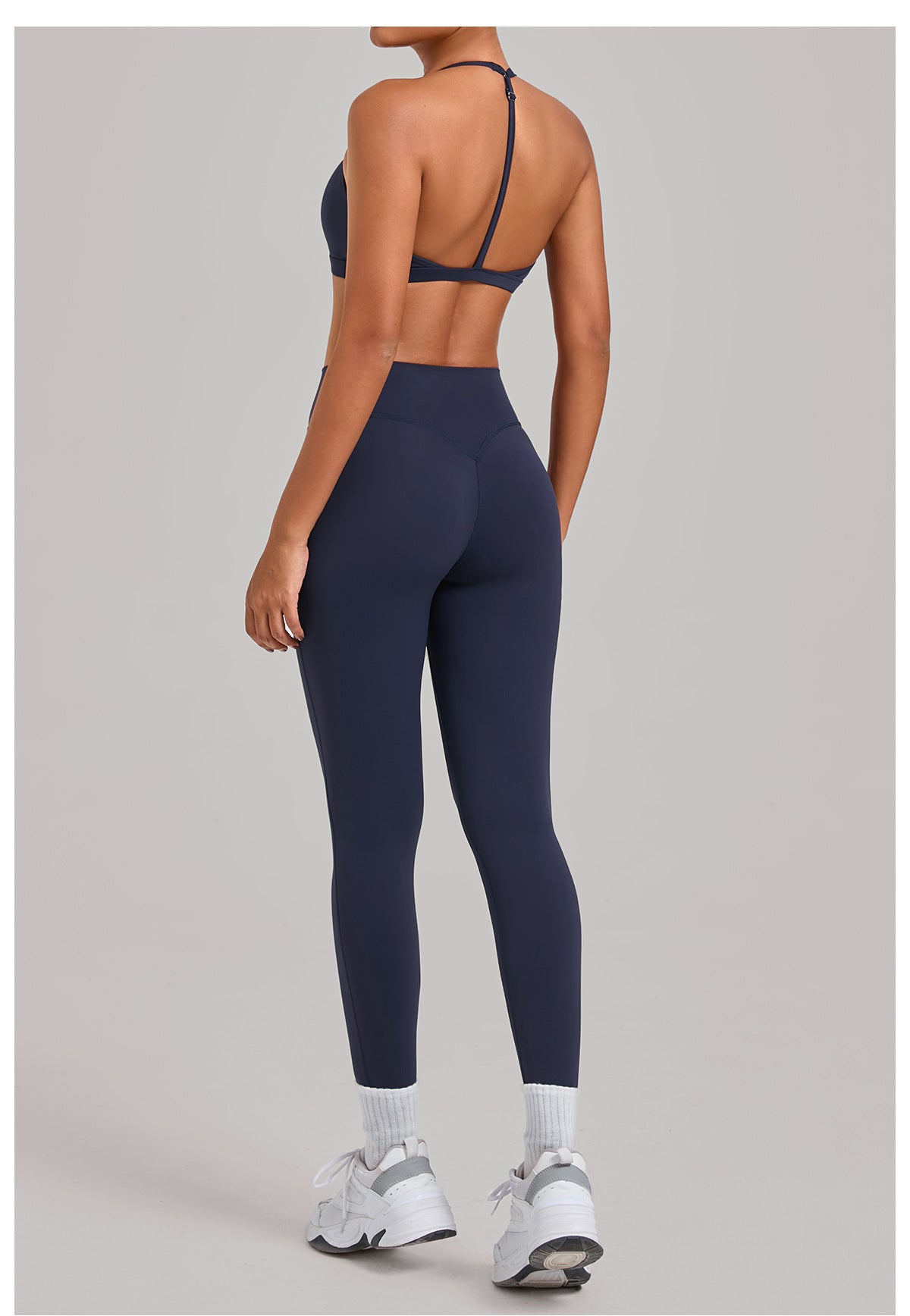Tight Yoga Hollow Out Cutout out Beauty Back Shockproof Sports Running Fitness Casual Yoga Two Piece Sets