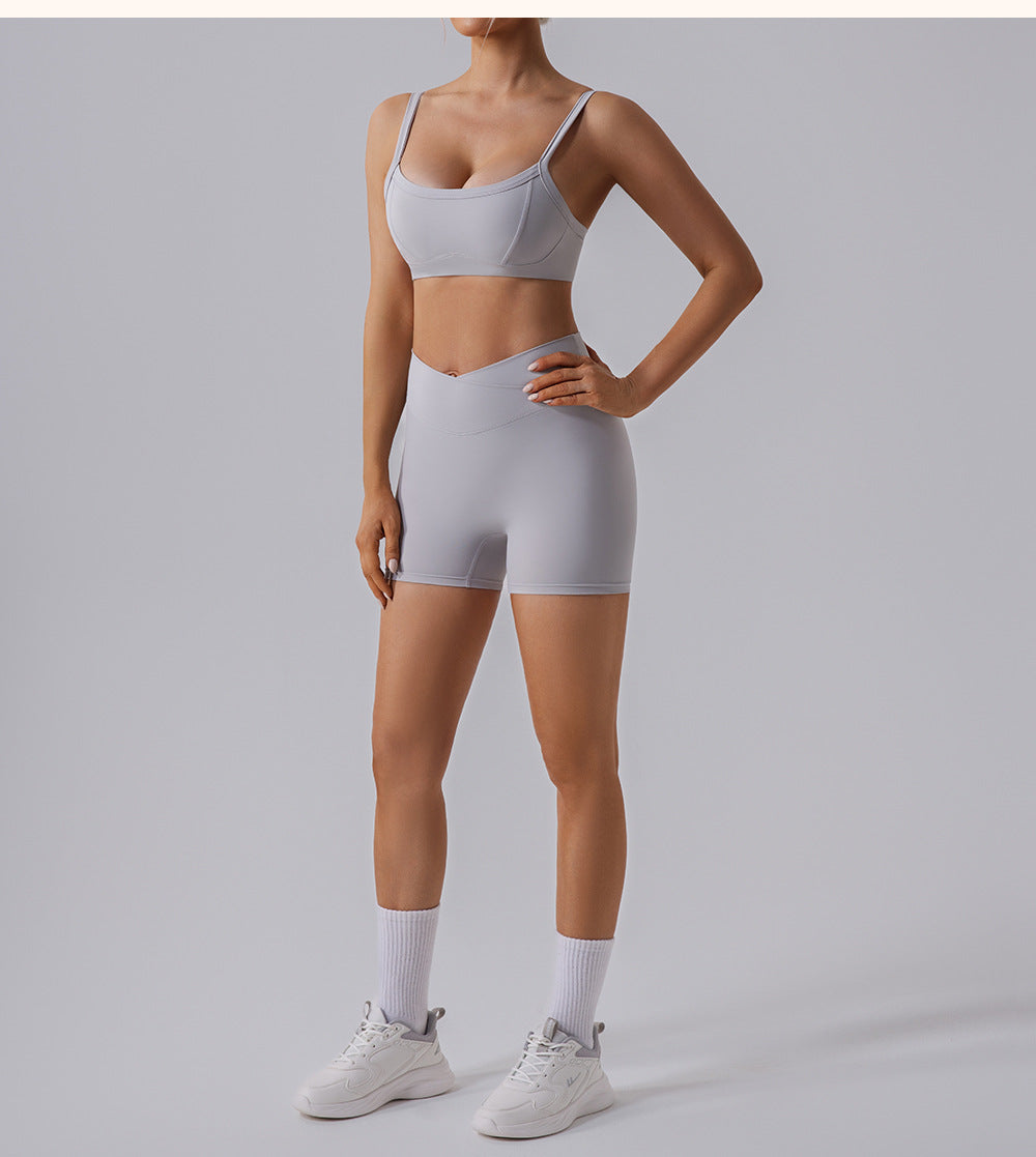 Sports Underwear Beautiful Back Push up Running Anti Shock Anti SAG High Strength Outer Wear Workout Bra Quick Drying Yoga Vest