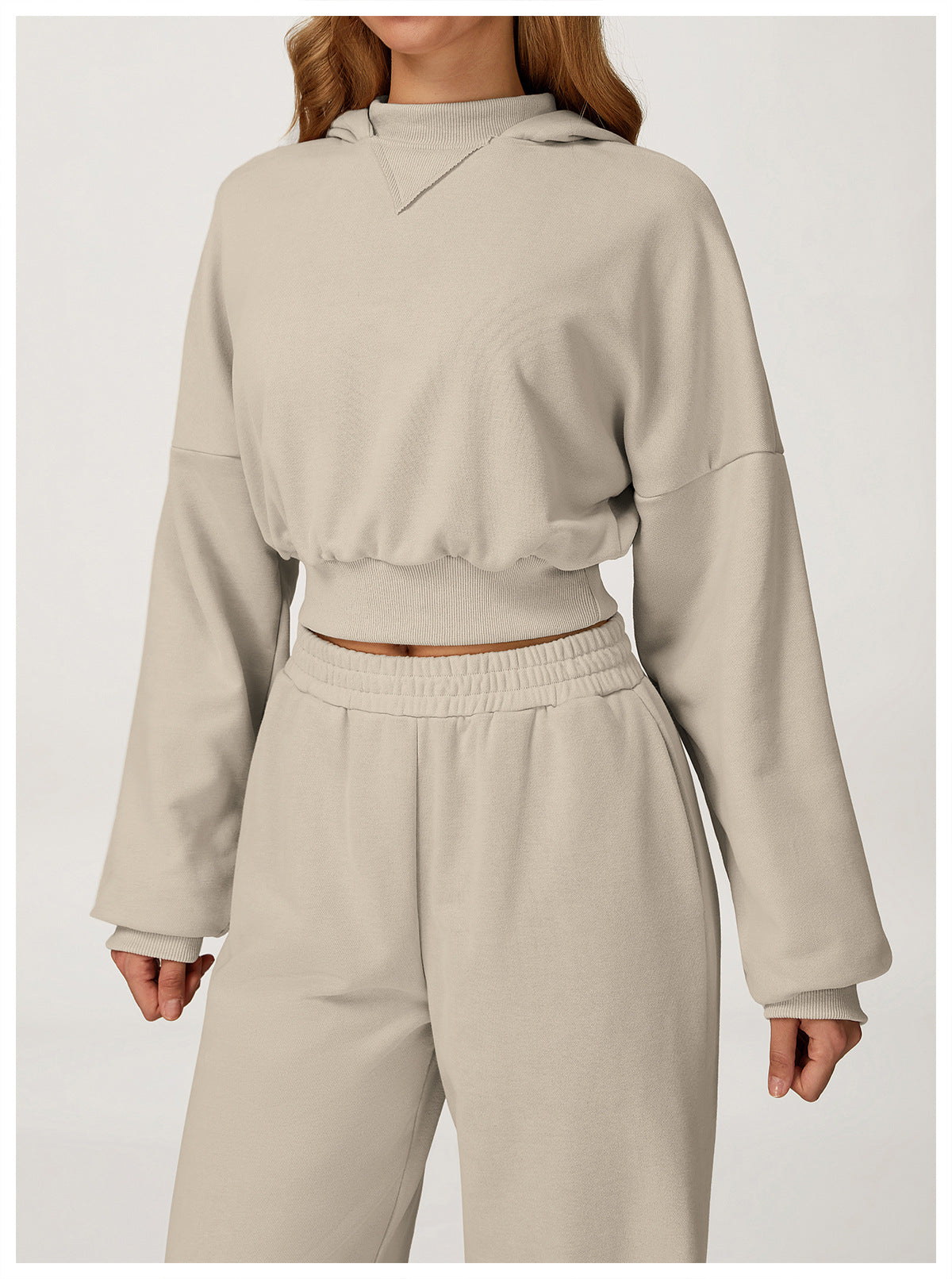 Hooded Sweatshirt Autumn Winter Casual Loose Coat Women Outdoor Running Fitness Sportswear