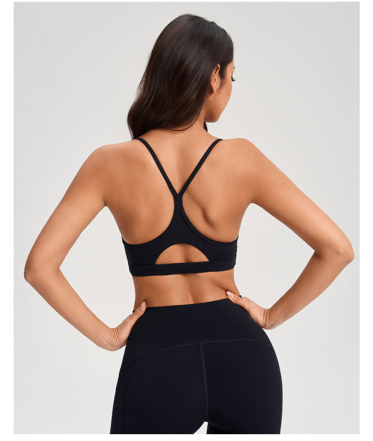 Sports Underwear Women Brushed Hollow Out Cutout out Beauty Back Running Workout Underwear Gather Shockproof Yoga Bra