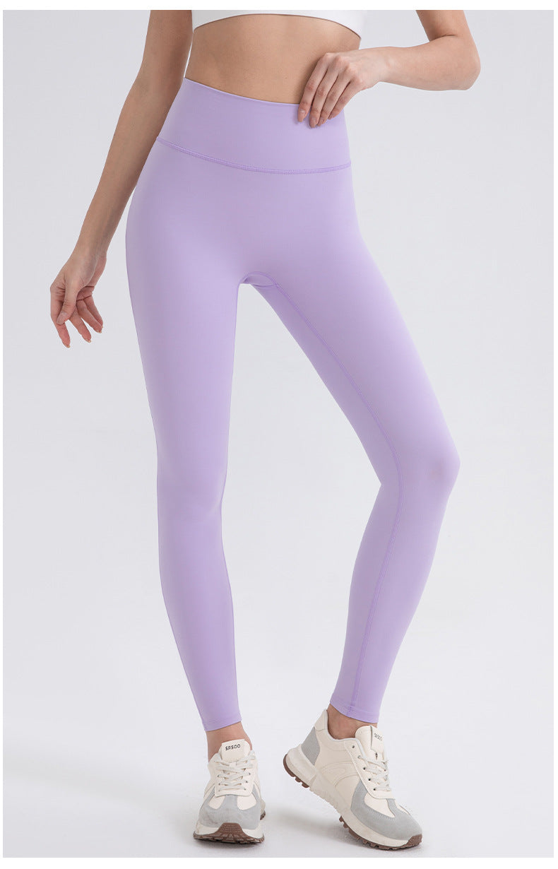 Hip Lifting Yoga Trousers Lulu Raw Yarn Double 66 Lycra Water Mill High Waist Tights Pilates