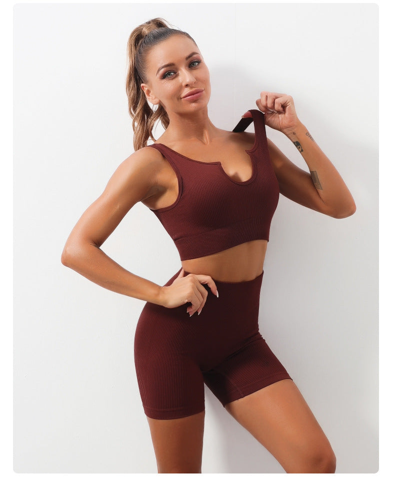 Summer Quick Drying Yoga Vest One Piece Shockproof Push up Sports Bra Women Lulu Workout Bra Beauty Back