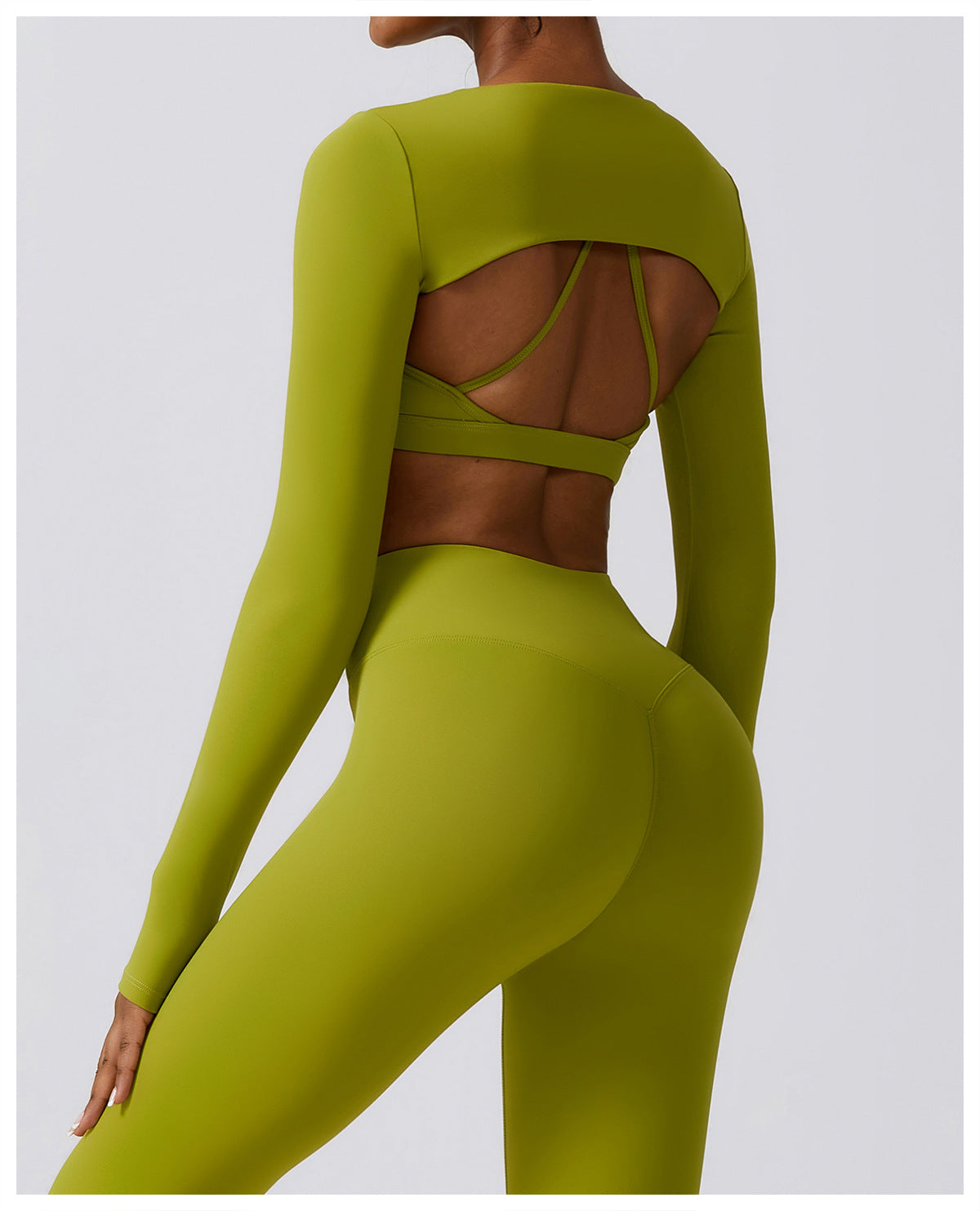 Sollinarry Outer Wear Sports Waistcoat Long Sleeved Shawl Yoga Clothes Nude Feel Workout Clothes Top Running Sports Blouse
