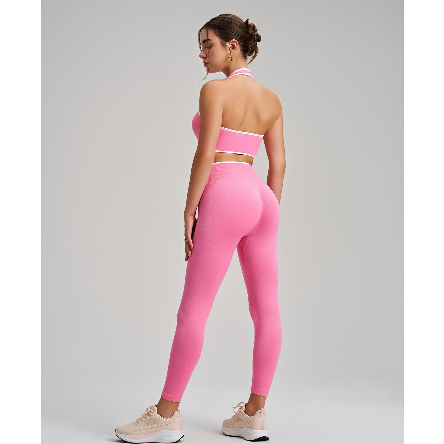 Sports Bra Yoga Trousers Running Fitness Sportswear Two Piece Set for Women