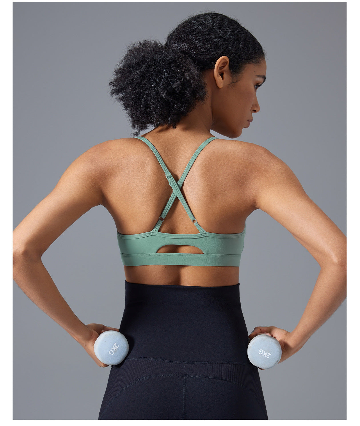 Adjustable Shoulder Strap Beauty Back Exercise Underwear Women Running Shockproof Workout Bra Nude Feel Yoga