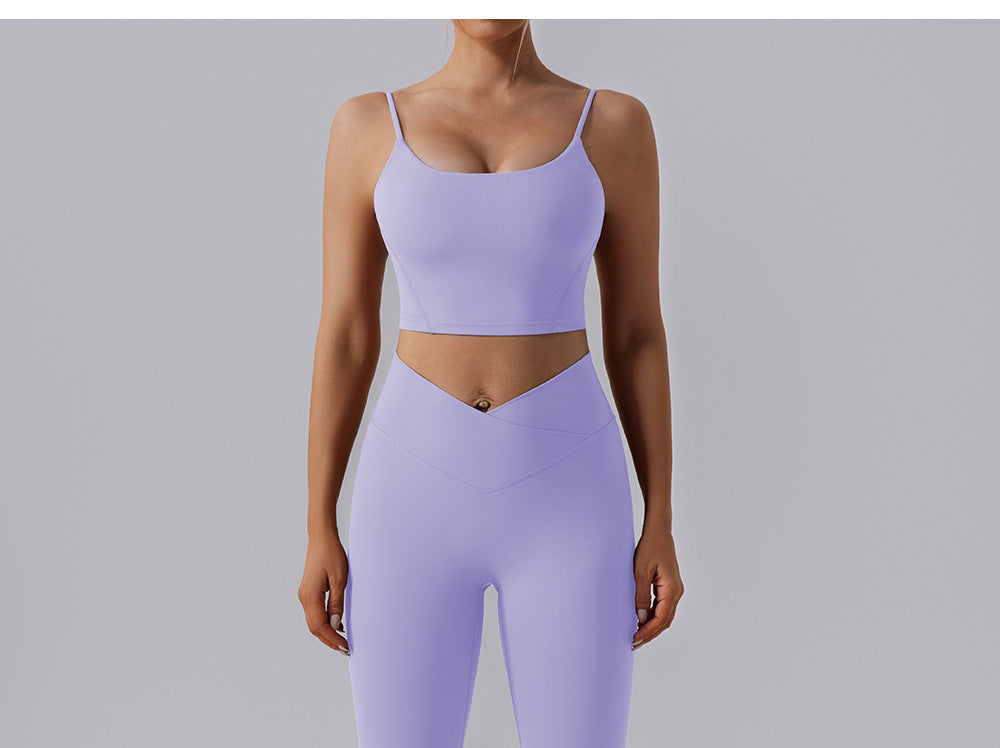 Nude Feel Running Outerwear Elastic High Waist Hip Raise Belly Contracting Fitness Pants Quick Dry Training Sports Skinny Yoga Pants