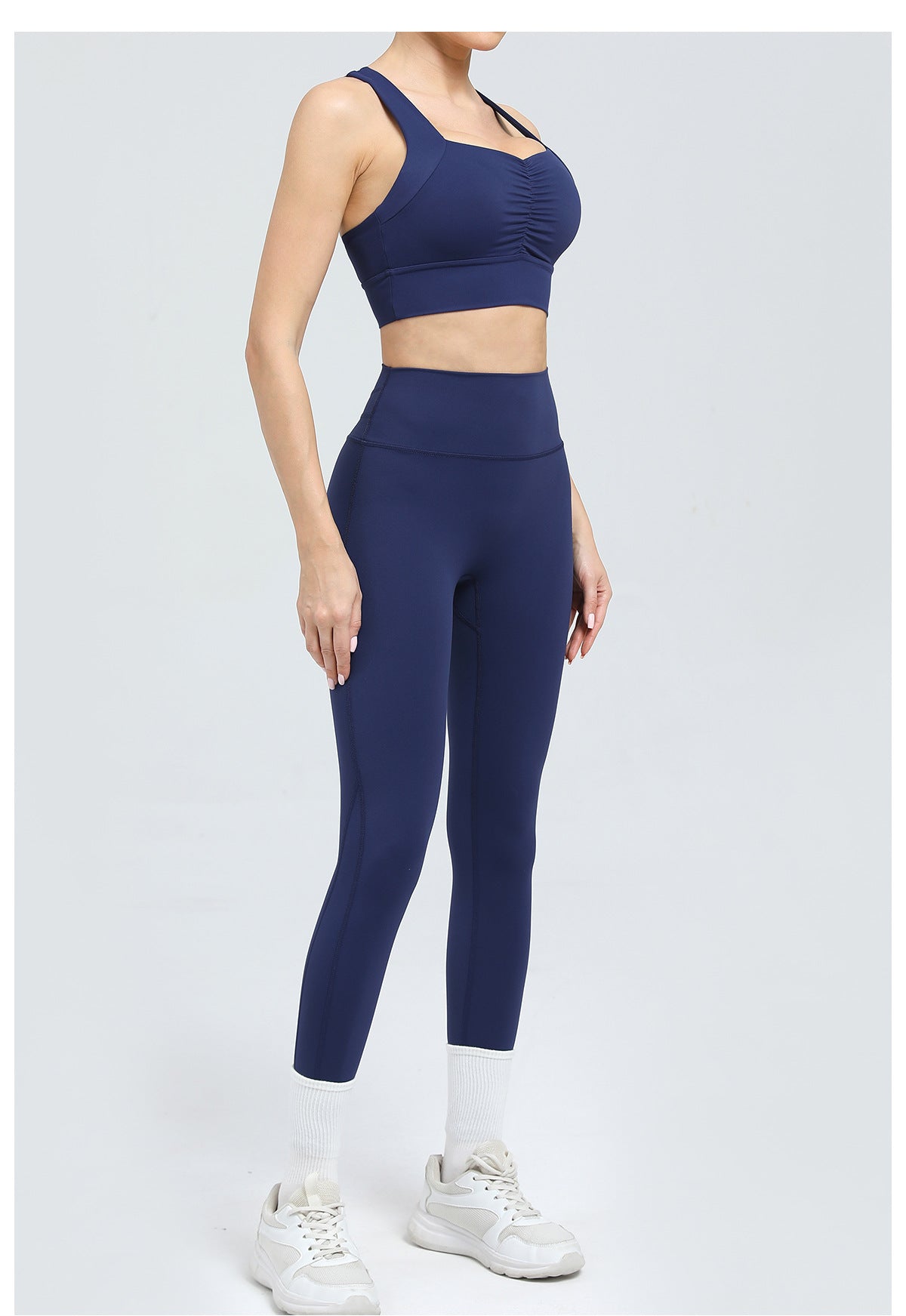 High Waist Tight Hip Lifting Fitness Yoga Wear Running Sports Set