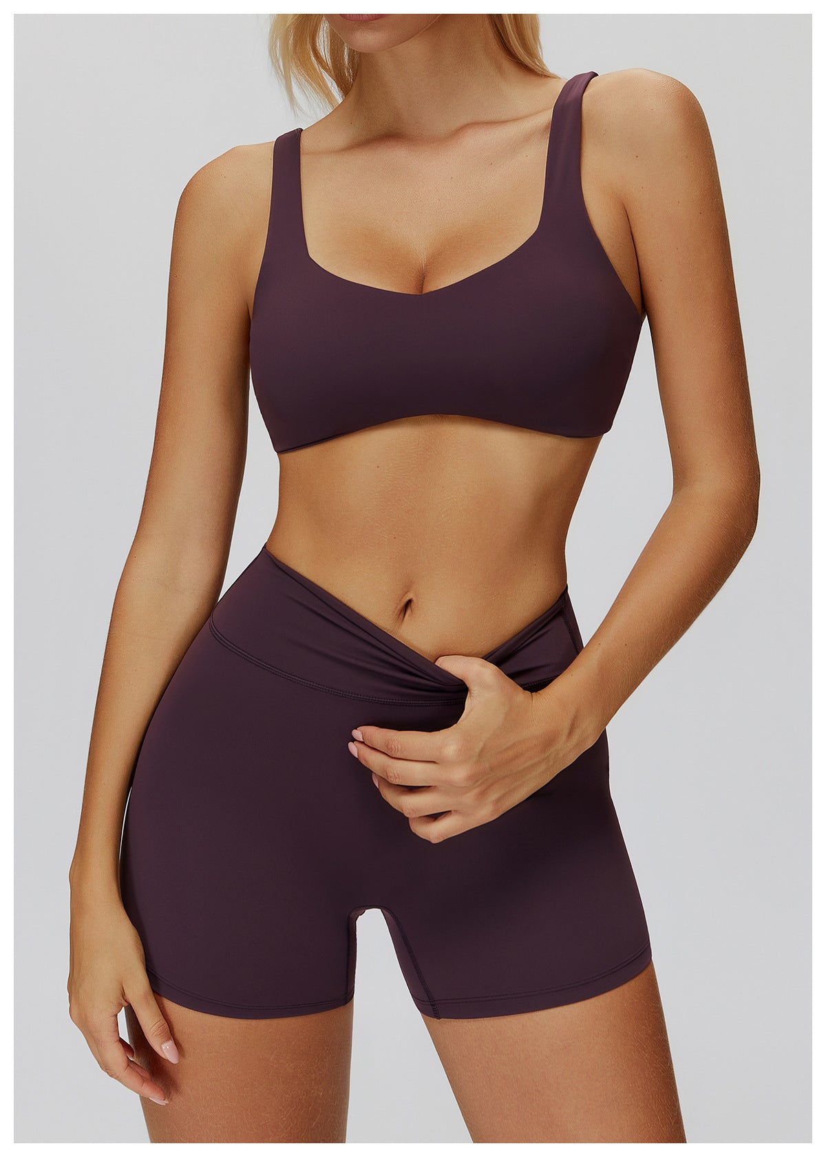 Yoga Bra Thin Strap Crossing Beauty Back Exercise Underwear High Sense Running Fitness Top