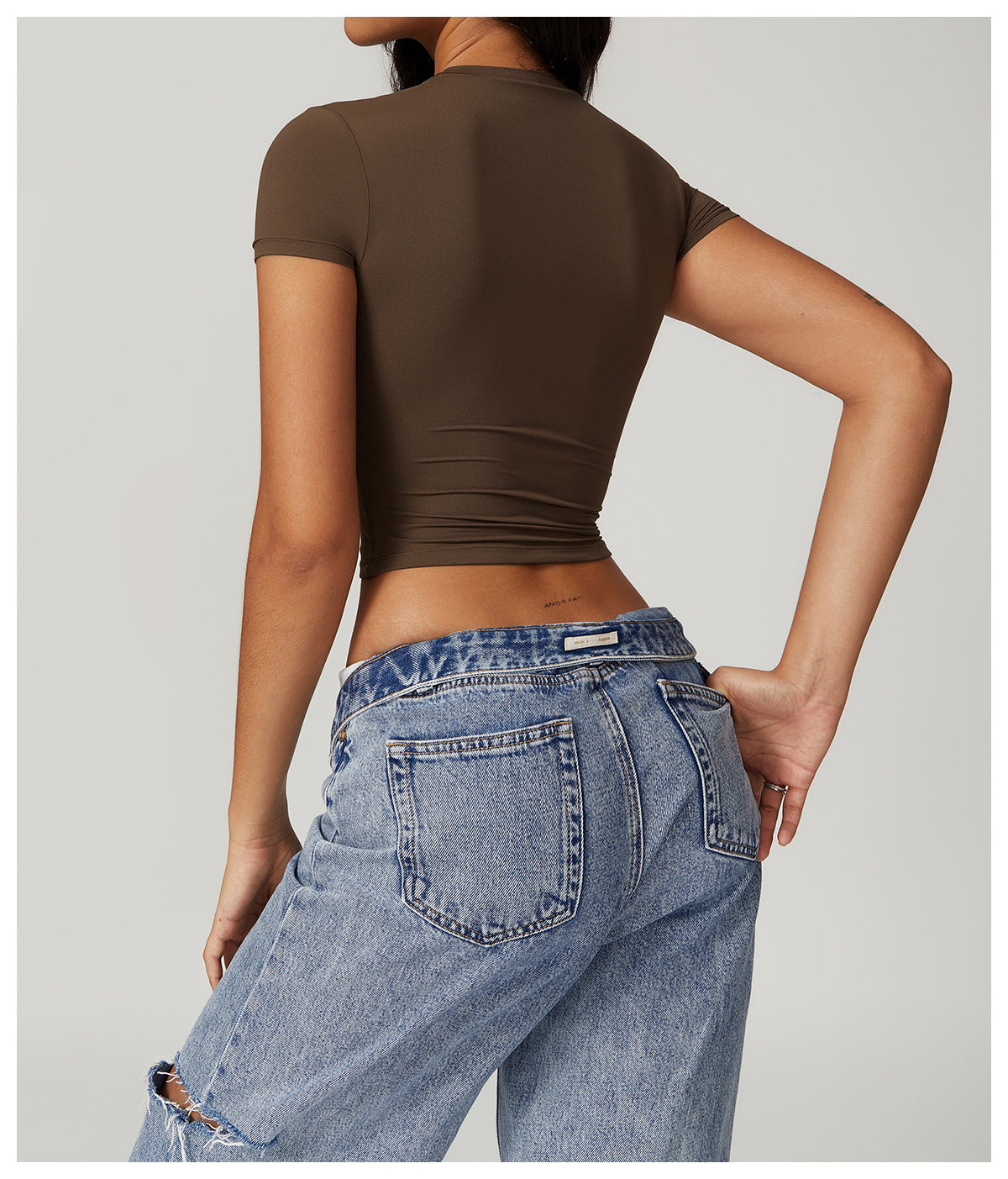 Sollinarry Casual All Match Tight Quick Drying Workout Top Yoga Clothes Running Pilates Sports T Shirt Short Sleeve