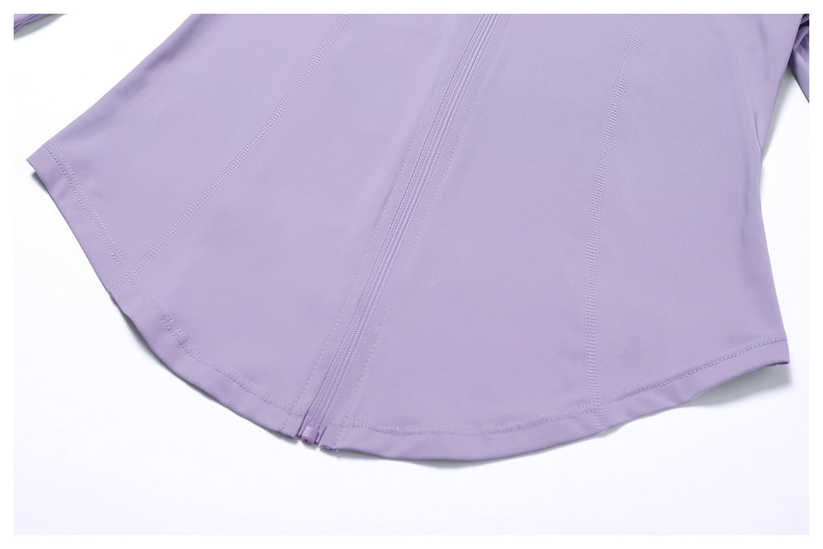 Sollinarry Summer Sports Sun Protection Clothing Women Long Sleeved Top Proof Ice Silk Cool Breathable Sun Protection Clothing Coat