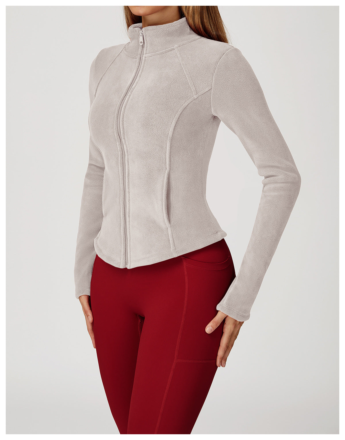 Autumn Winter Fleece Jacket Lambswool High Grade Coat Polar Fleece Outdoor Thick Warm Jacket Women