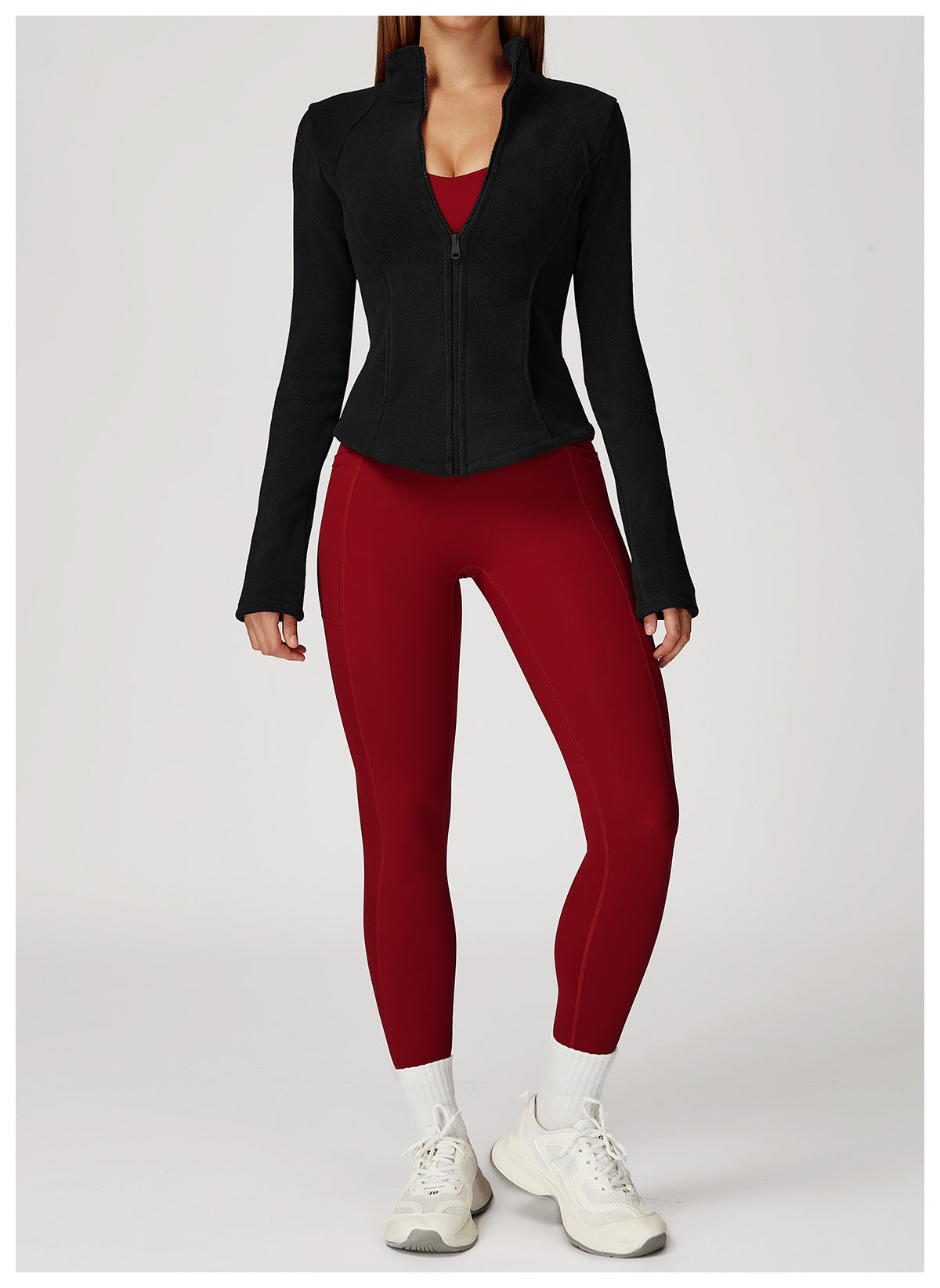 Autumn Winter Fleece Jacket Lambswool High Grade Coat Polar Fleece Outdoor Thick Warm Jacket Women