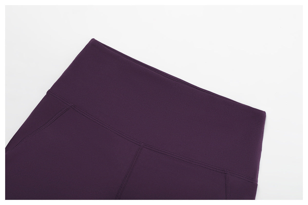 Sollinarry Cloud Sense High Waist Yoga Shorts Quick Dry Hip Raise Belly Wrap Shorts Outdoor Running Sports Fitness Shorts