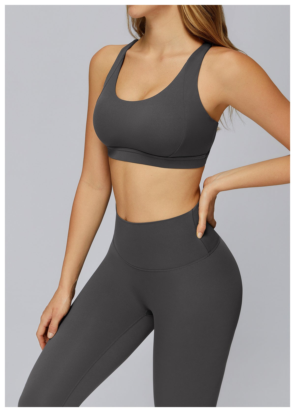 Cloud Sense Yoga Bra Cross Hollow Out Cutout out Beauty Back Tight Sports Underwear Running Sports Workout Bra