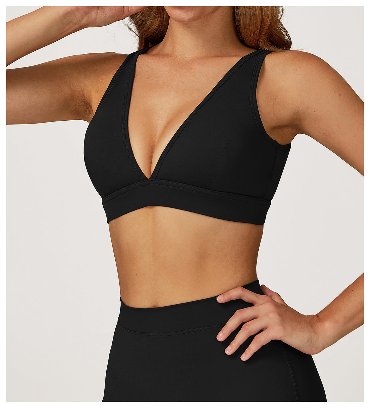 Brushed Yoga Bra Generous Beauty Back Quick Drying Sports Underwear High Sense Sports Running Fitness Clothes