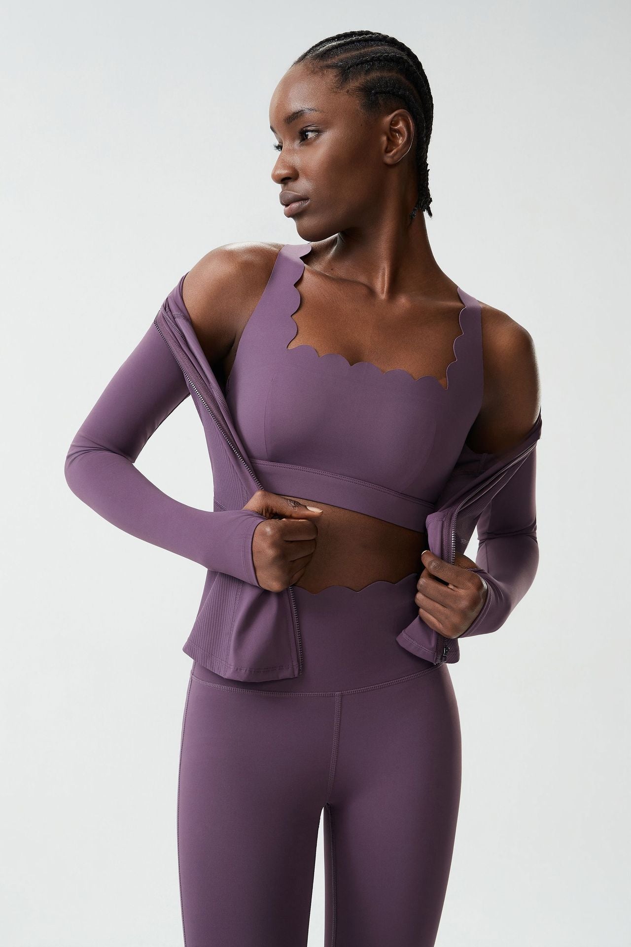 Yoga Clothes Women Stretch Quick Drying Sports Workout Clothes Three Piece Sets