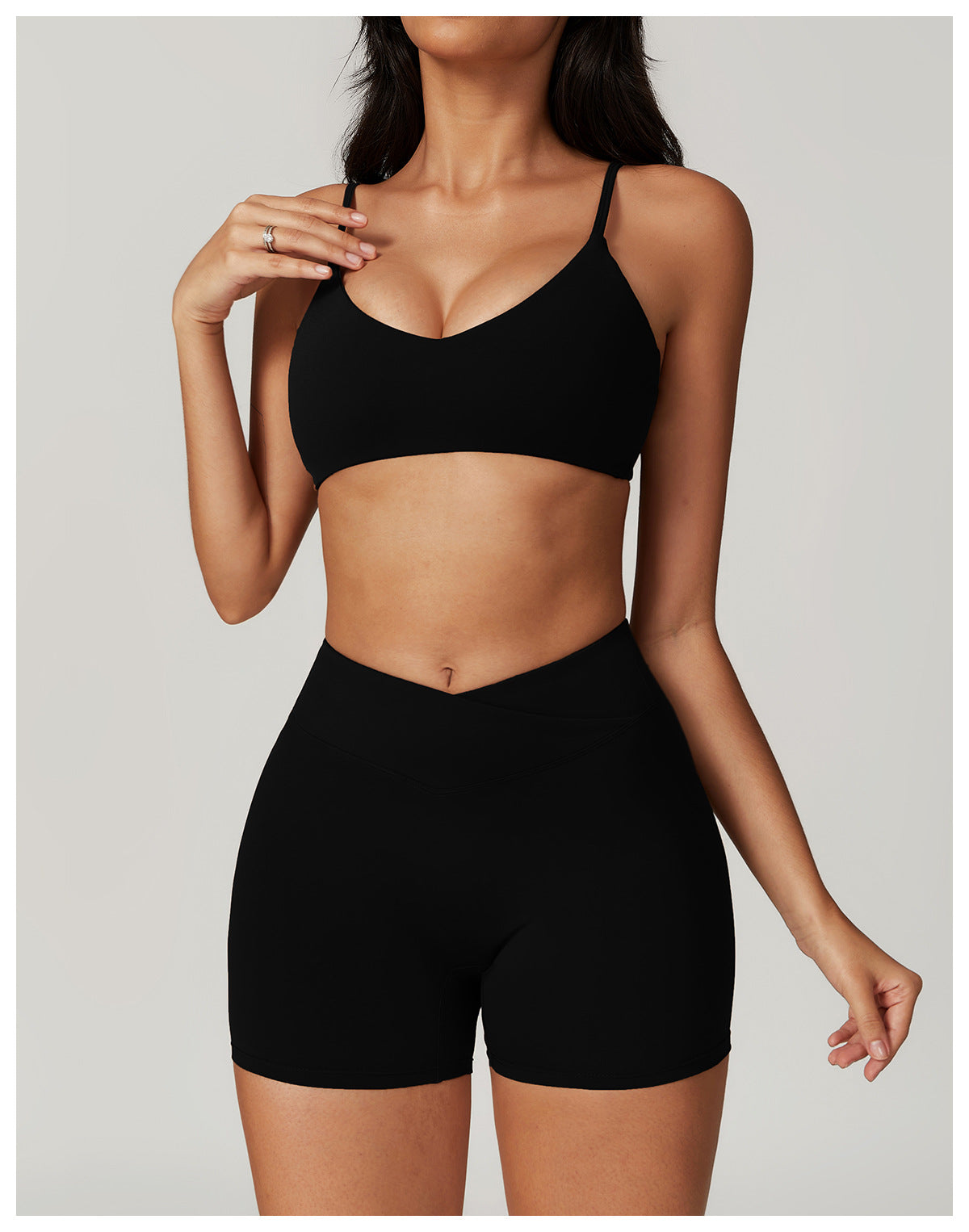 Sollinarry Sustainable Recycled Quick Drying Tight Back Yoga Bra Outer Wear Running Exercise Underwear Fitness Vest Top