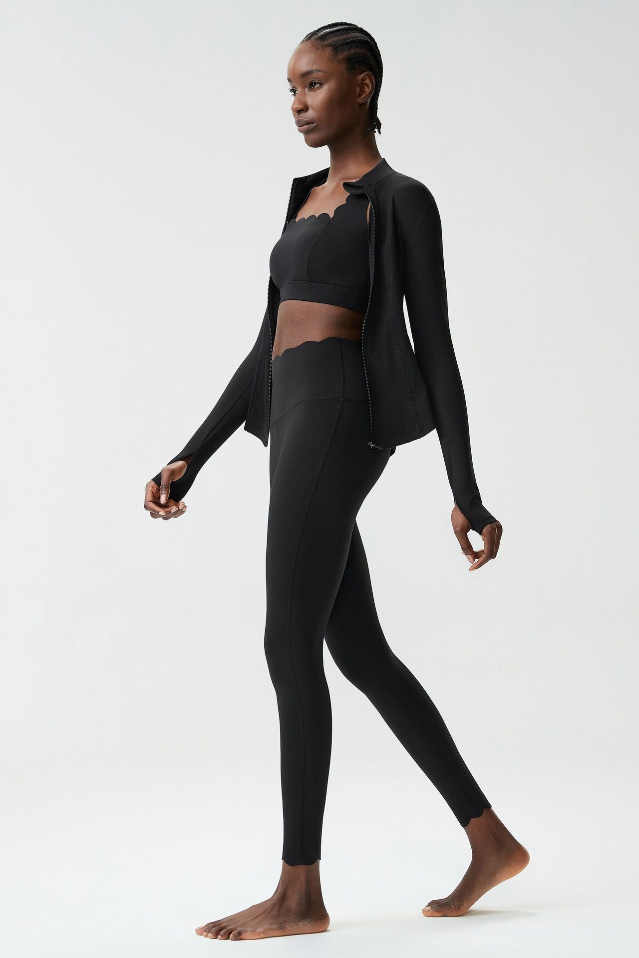 Yoga Clothes Women Stretch Quick Drying Sports Workout Clothes Three Piece Sets