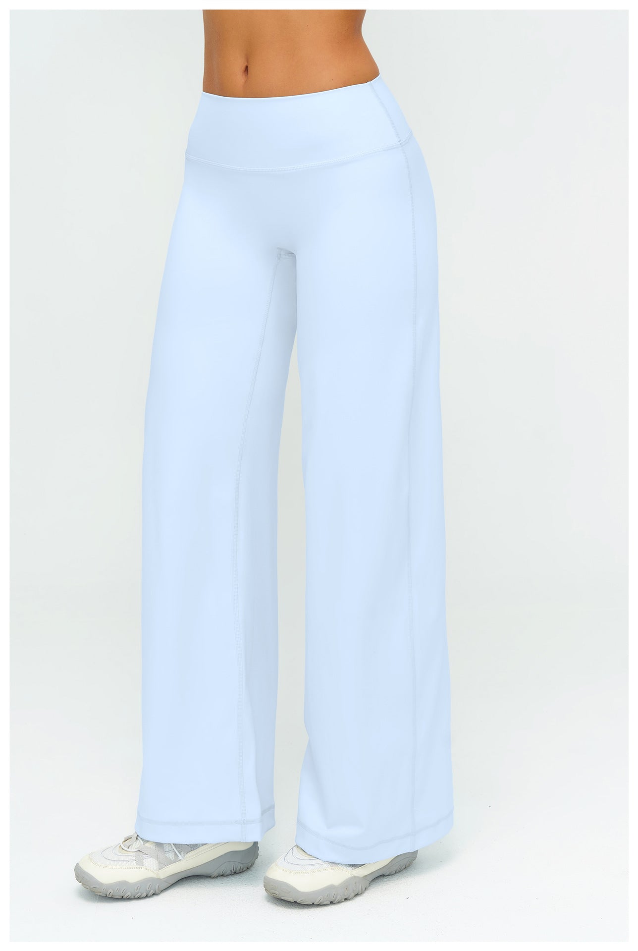 Women Slimming Trousers Loose Wide Leg Casual Trousers Outdoor Running Sports Wide Leg Pants
