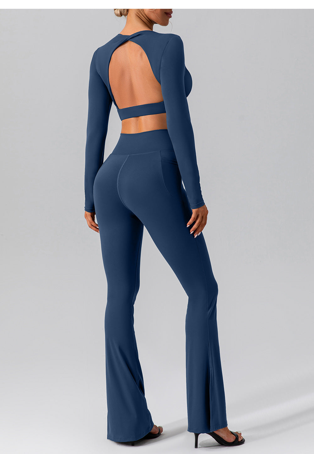 Autumn Nude Feel Long Sleeve Yoga Suit Outer Wear Quick Drying Tight Sports Running Fitness Yoga Wear Women