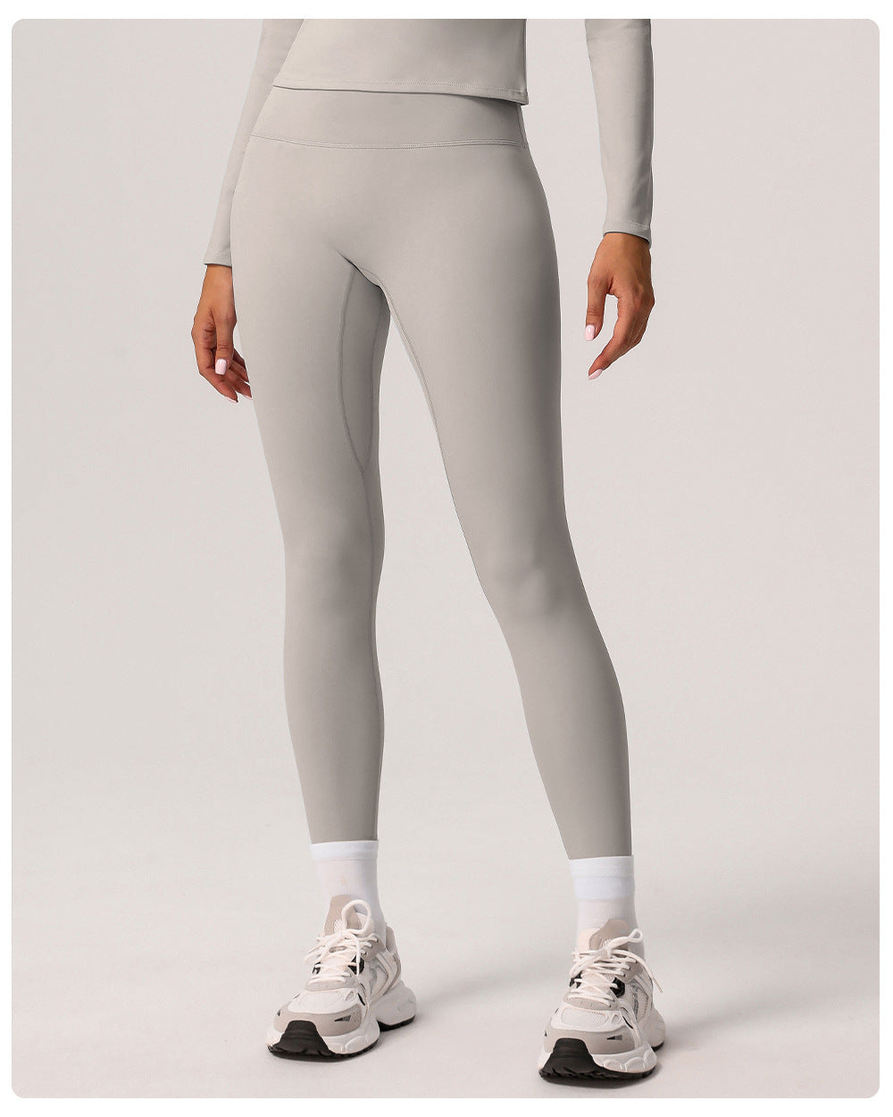 Velvet Tight Nude Feel Yoga Pants Women Quick Drying High Waist Belly Contracting Sports Tights High Elastic Hip Raise Fitness Pants
