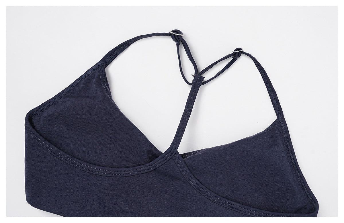 Nude Feel Yoga Bra Y Shaped Beauty Back High Grade Sports Underwear Running Fitness Sports Bra Women