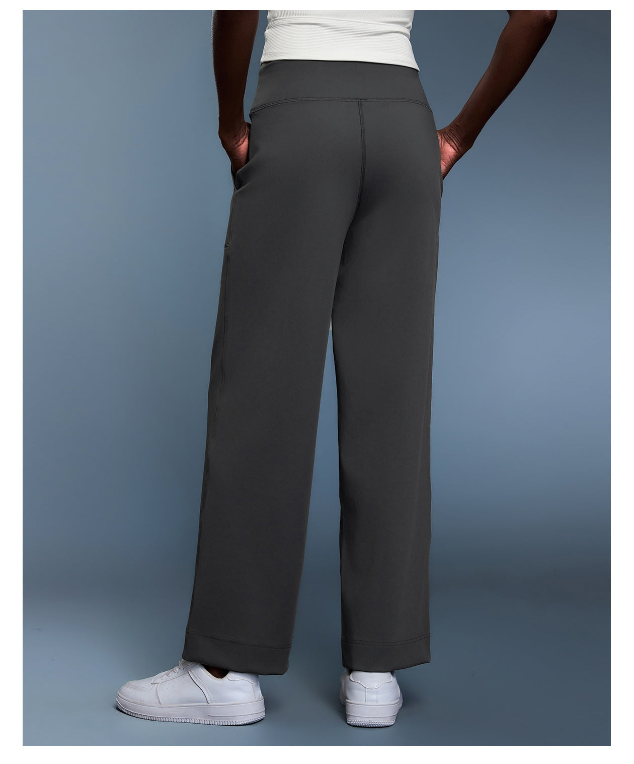 Nude Feel Loose Fleece Lined Yoga Pants All Matching Casual Straight Pants Sports Running Fitness Pants Women Autumn Winter