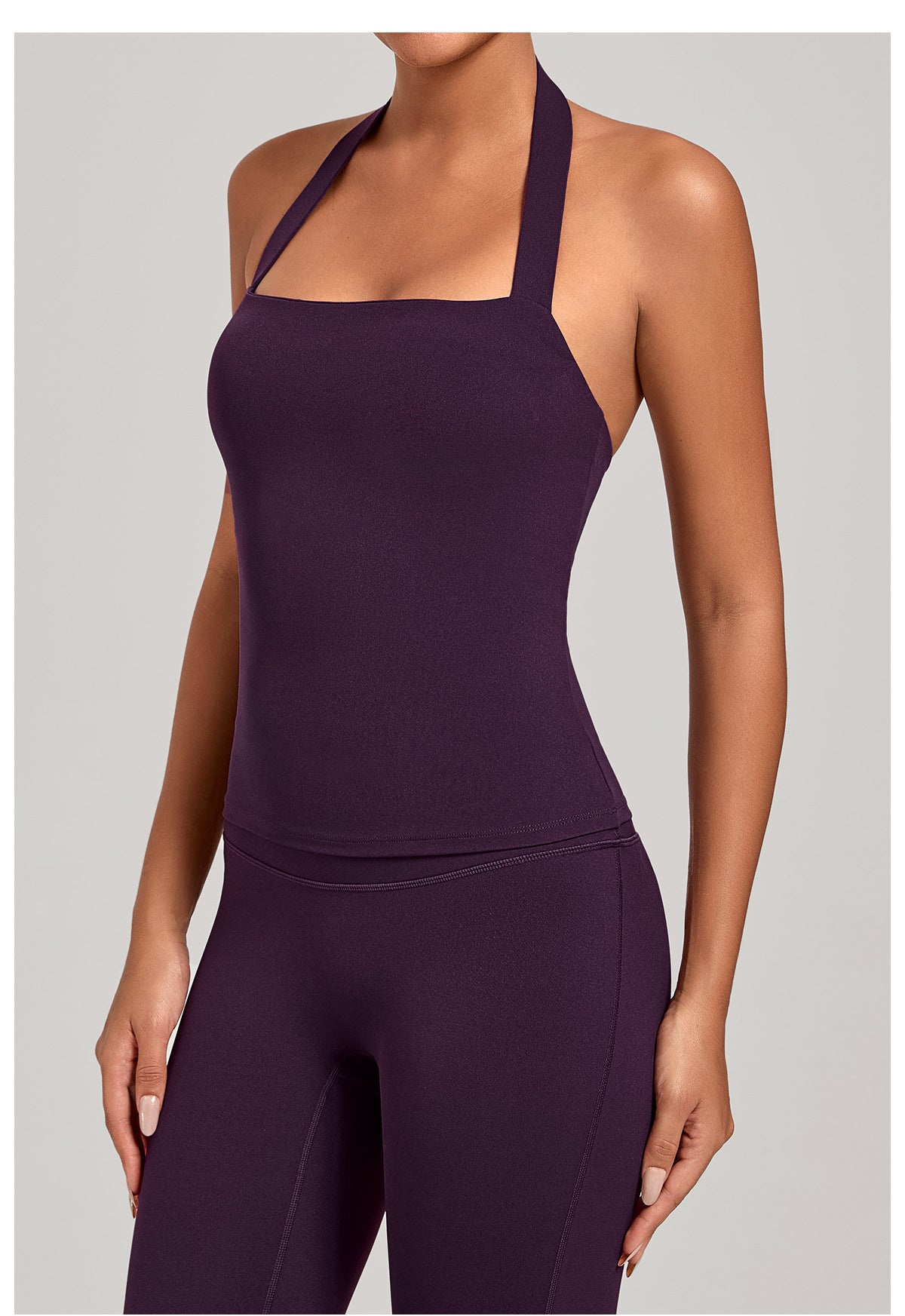 Halter Yoga Vest Tight Back Yoga Jacket Naked Women Sense Sports Fitness Running Yoga Clothes