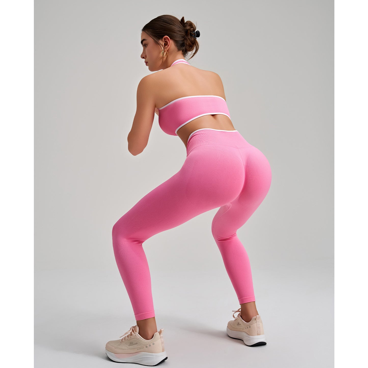 Sports Bra Yoga Trousers Running Fitness Sportswear Two Piece Set for Women