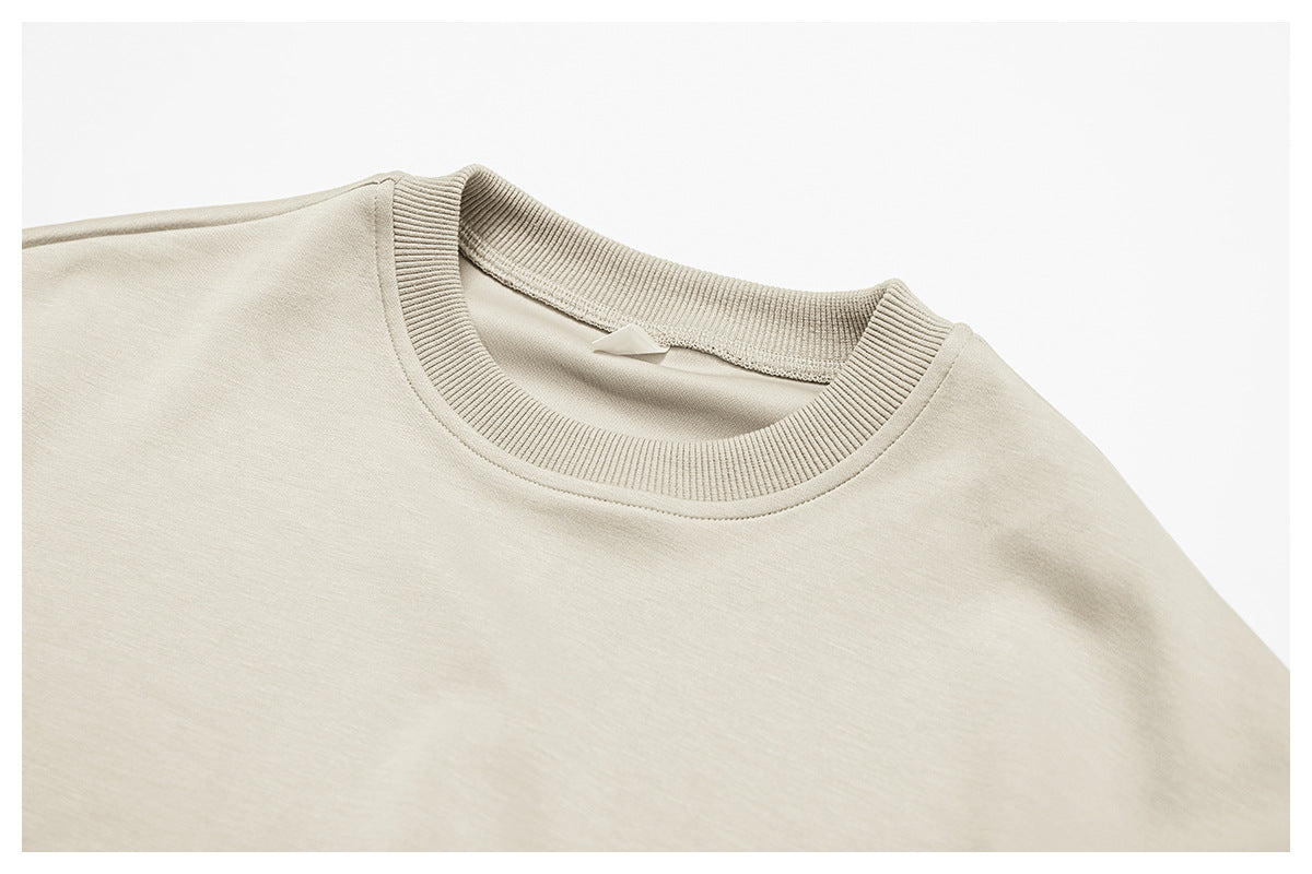 Spring Crew Neck Casual Women Sweater Sports Loose Long Sleeve High Sense Sweater Tops