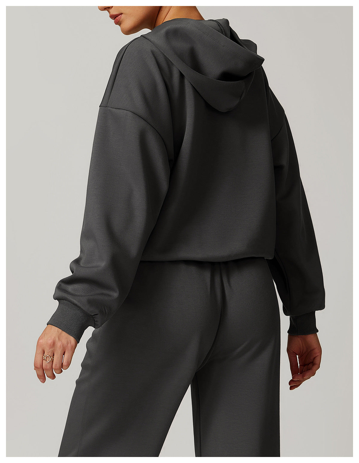 Autumn Winter Hooded Sweatshirt Long Sleeved Women Casual Fashionable Loose All Match Coat