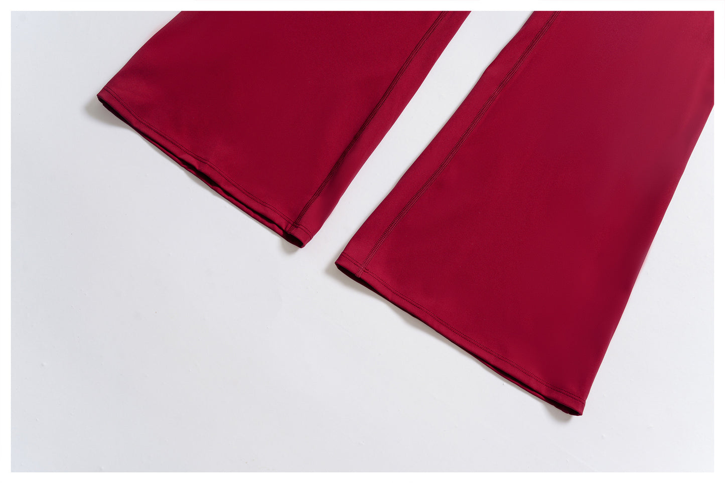 High Waist Pleated Bell Bottom Pants Brushed Wide Leg Pants Outdoor Casual Running Sports Bell Bottom Pants