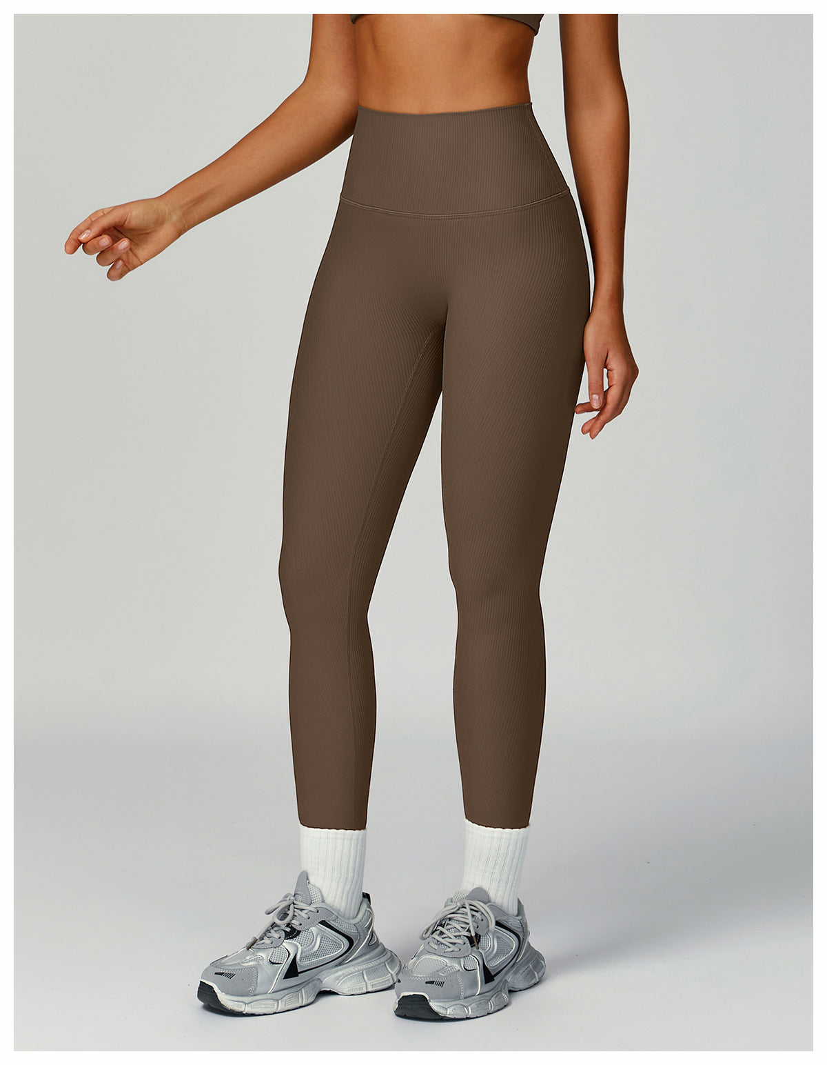 Thread Yoga Trousers High Waist Hip Lift Slim Skinny Pants Outdoor Sports Running Fitness Clothes