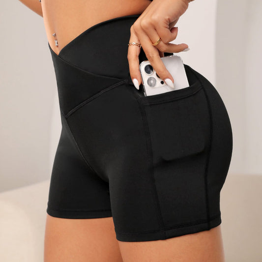 Sports Yoga Primer Shorts Moisture Wicking Quick Drying Breathable Running Workout Shorts